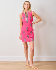 Bouquet Blossoms - Ocean View Shift - Hot Pink - Printfresh