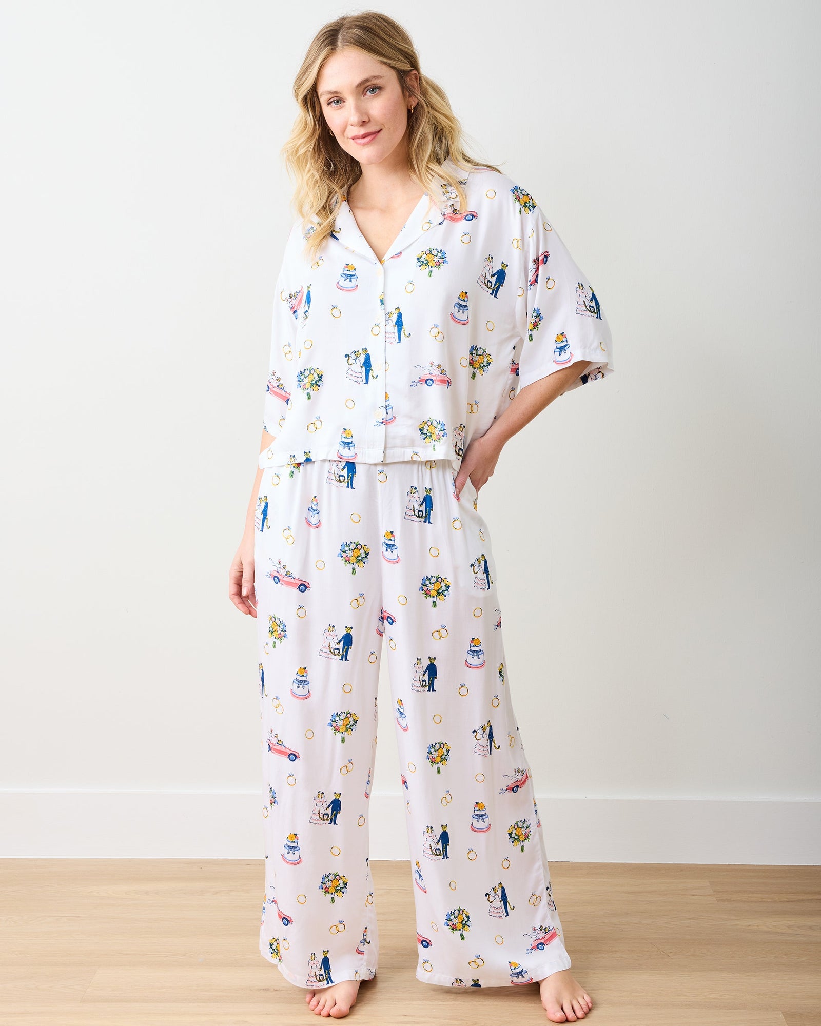 OLD FIT Happily Ever After - Eco Satin Wildest Dreams Set - Cloud - Printfresh