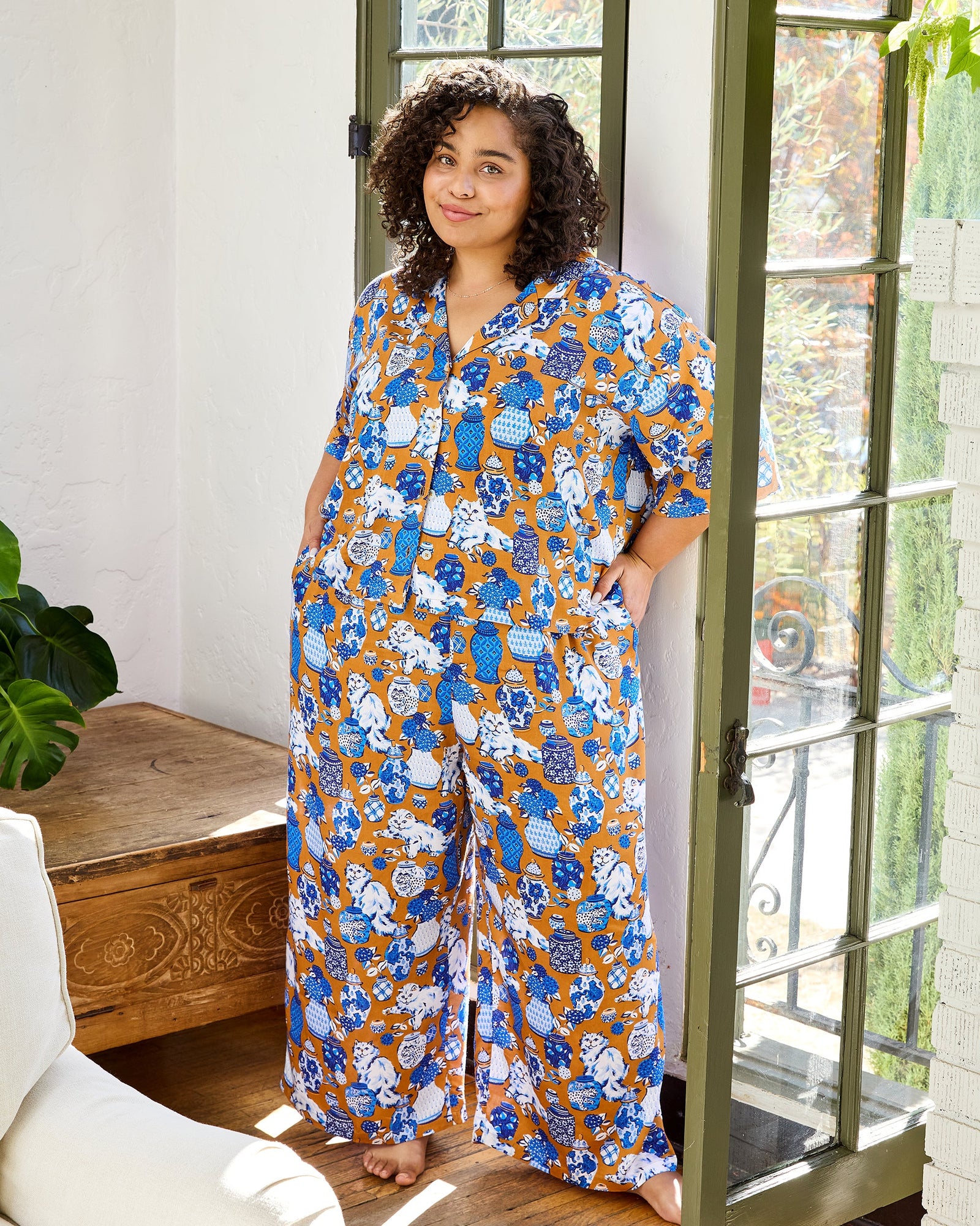 Fancy Cat - Eco Satin Wildest Dreams Set - Tobacco - Printfresh