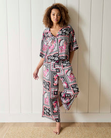 Tidal Tapestry - Eco Satin Wildest Dreams Set - Graphite - Printfresh