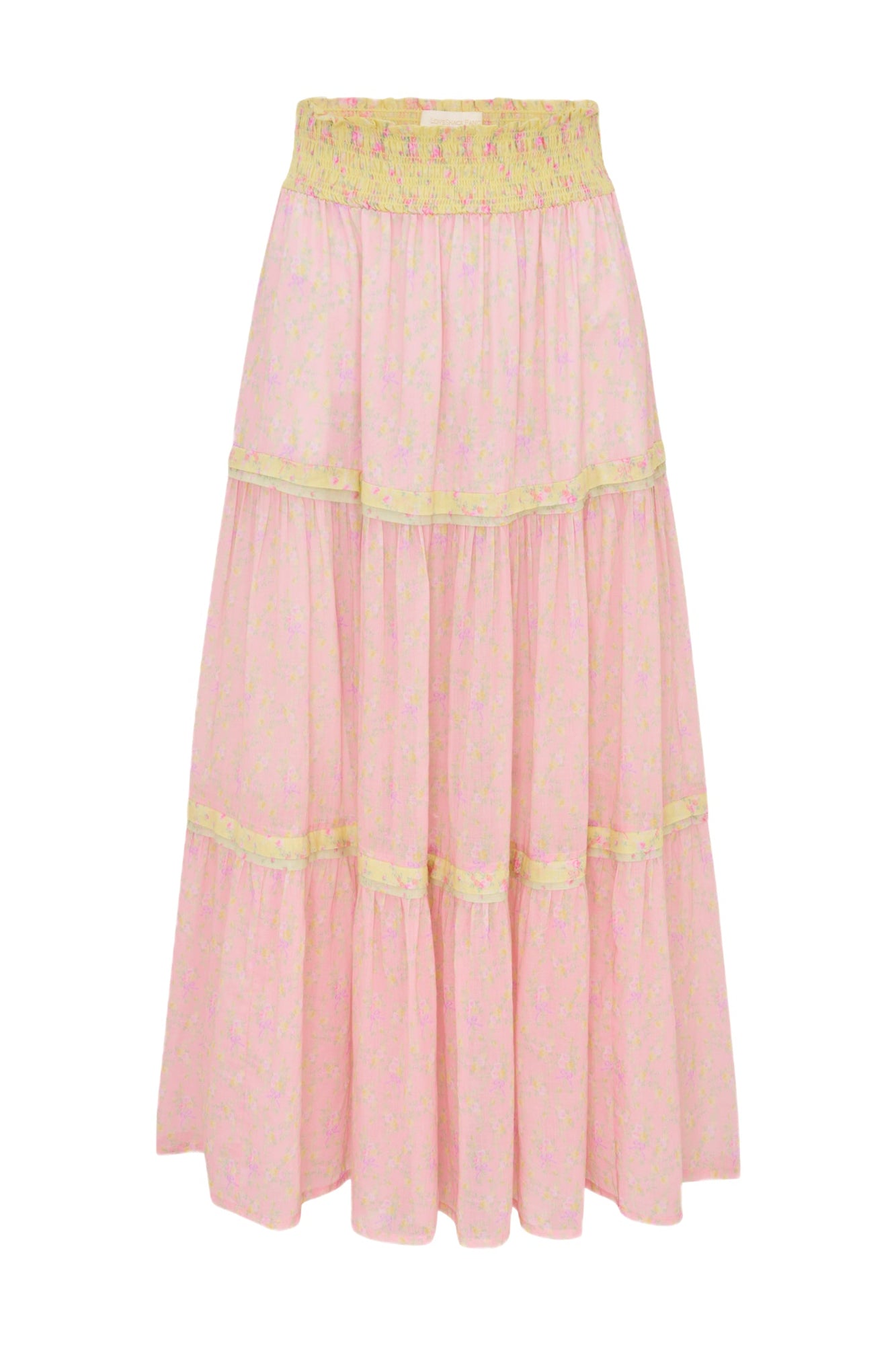 Phia Cotton Mixed Print Maxi Skirt | Taffy Twist