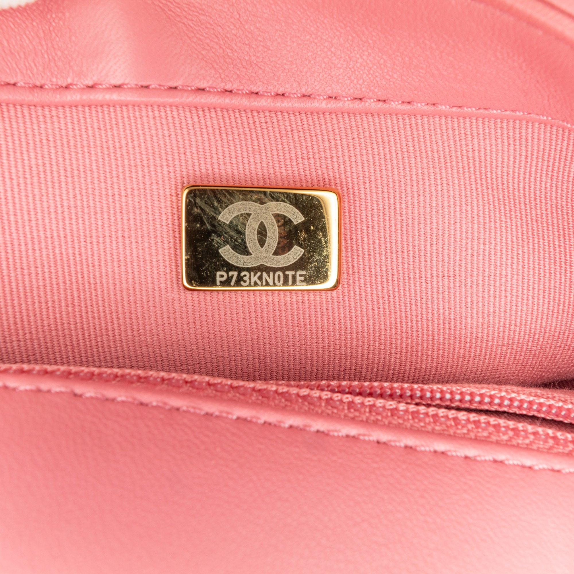 Chanel | Pre-Owned Small Quilted Lambskin Dynasty Flap | Pink