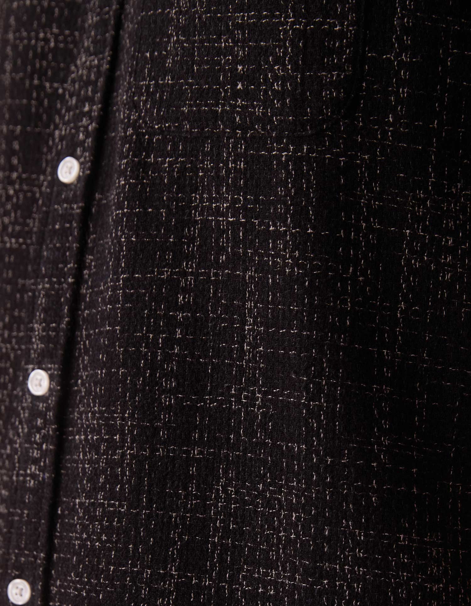 Men | Freshwater Short Sleeve Button Up Shirt | Ocean Black