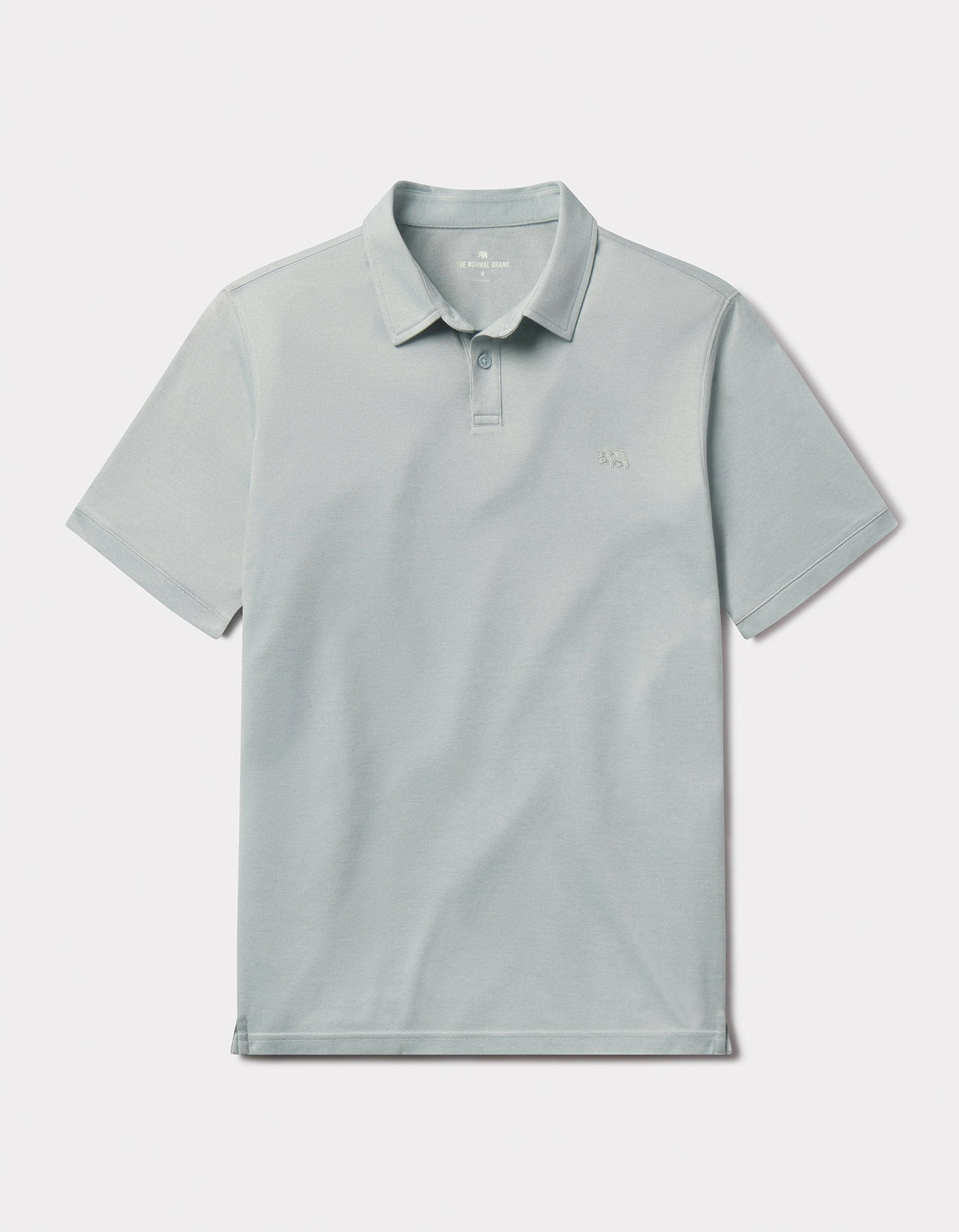 Men | Performance Pique Polo | Sea Glass