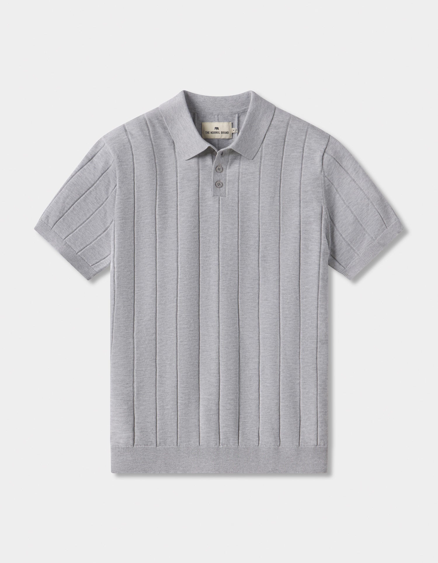 Men | Robles Rib Stitch Polo | White