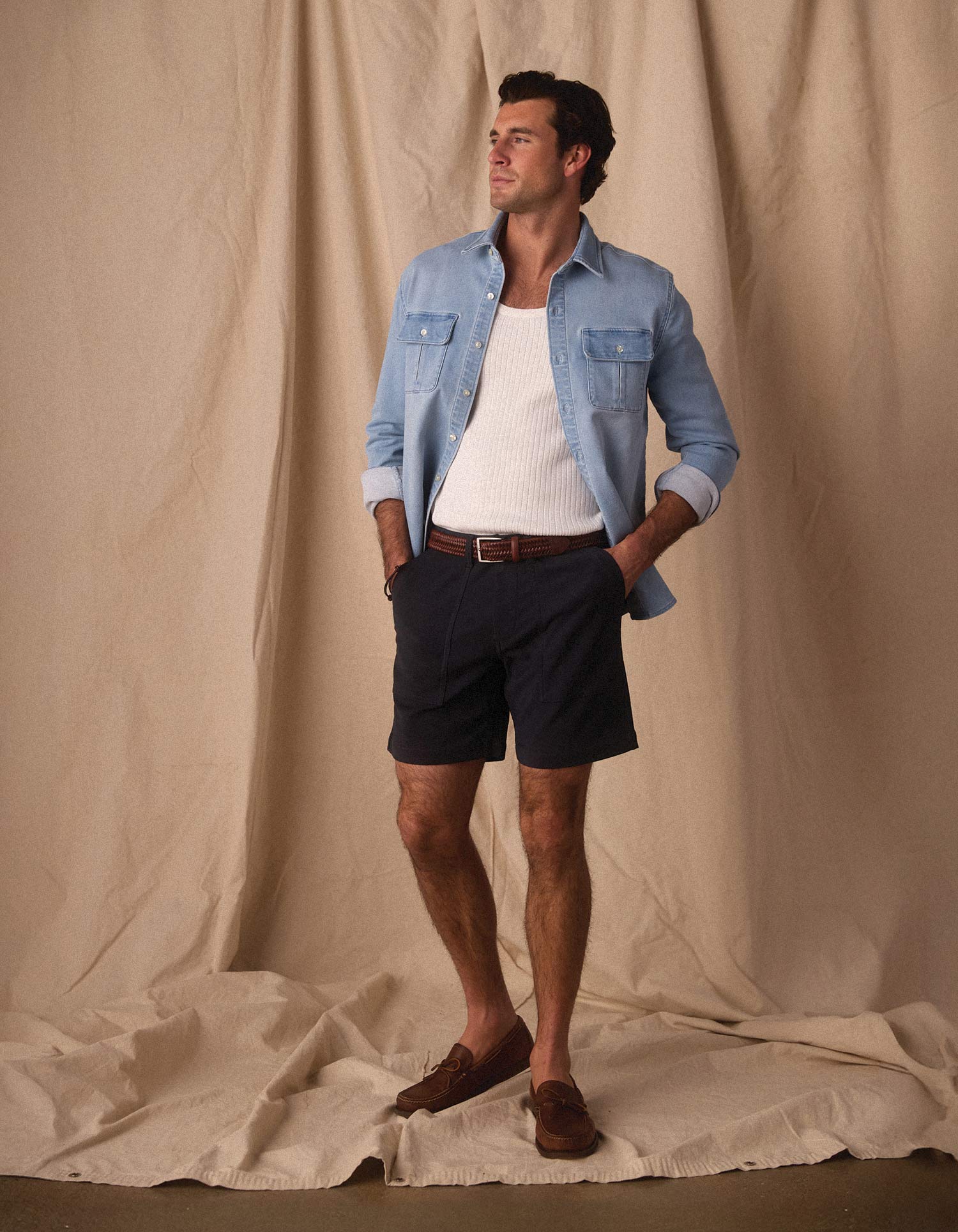 Men | Comfort Terry Utility Short | Navy