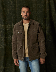 Men | Hawthorne Cord Jacket | Taupe