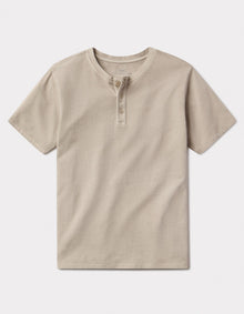 Men | Normal Jersey Henley | Pumice