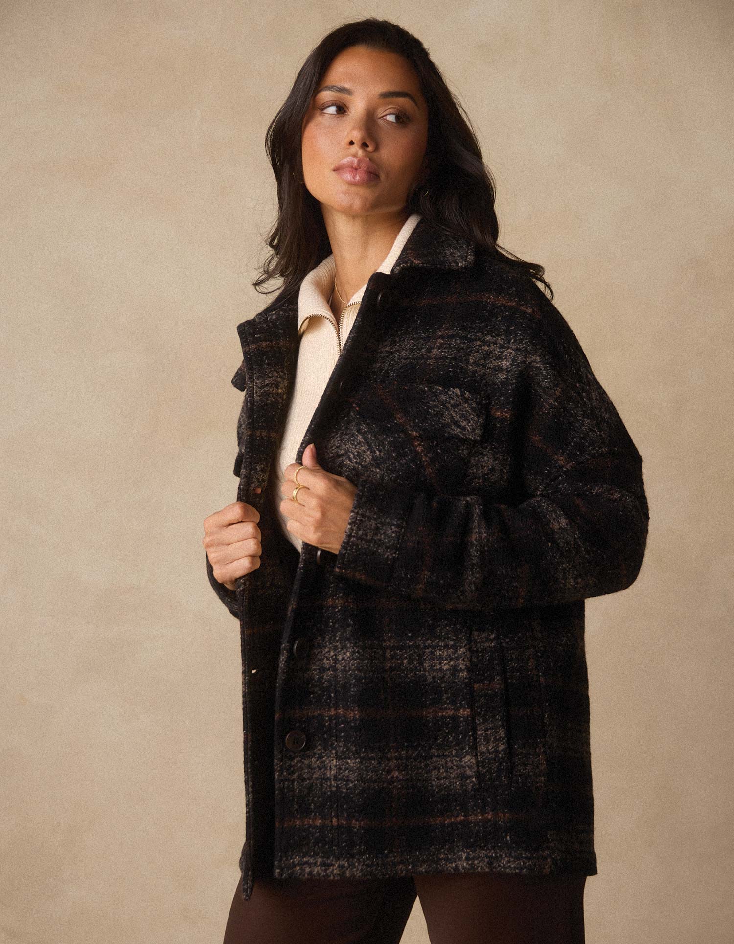 Women | Logan Lodge Jacket | Shadow Plaid