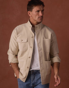 Men | Comfort Terry Chore Coat | Birch