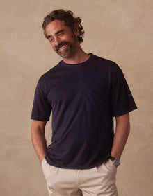 Men | Laidback Tee | Navy
