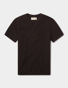 Men | Driftknit Sweater Tee | Dark Brown