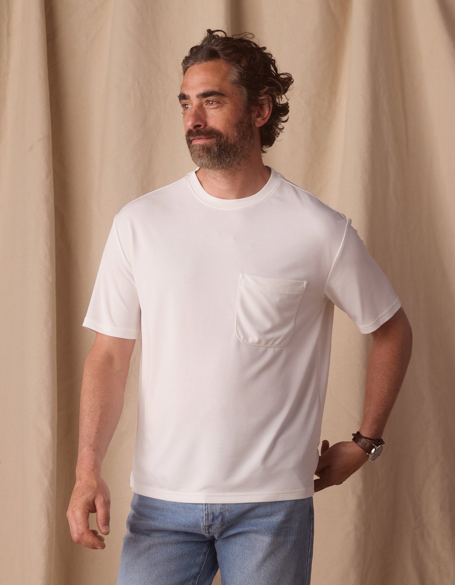 Men | Laidback Tee | White