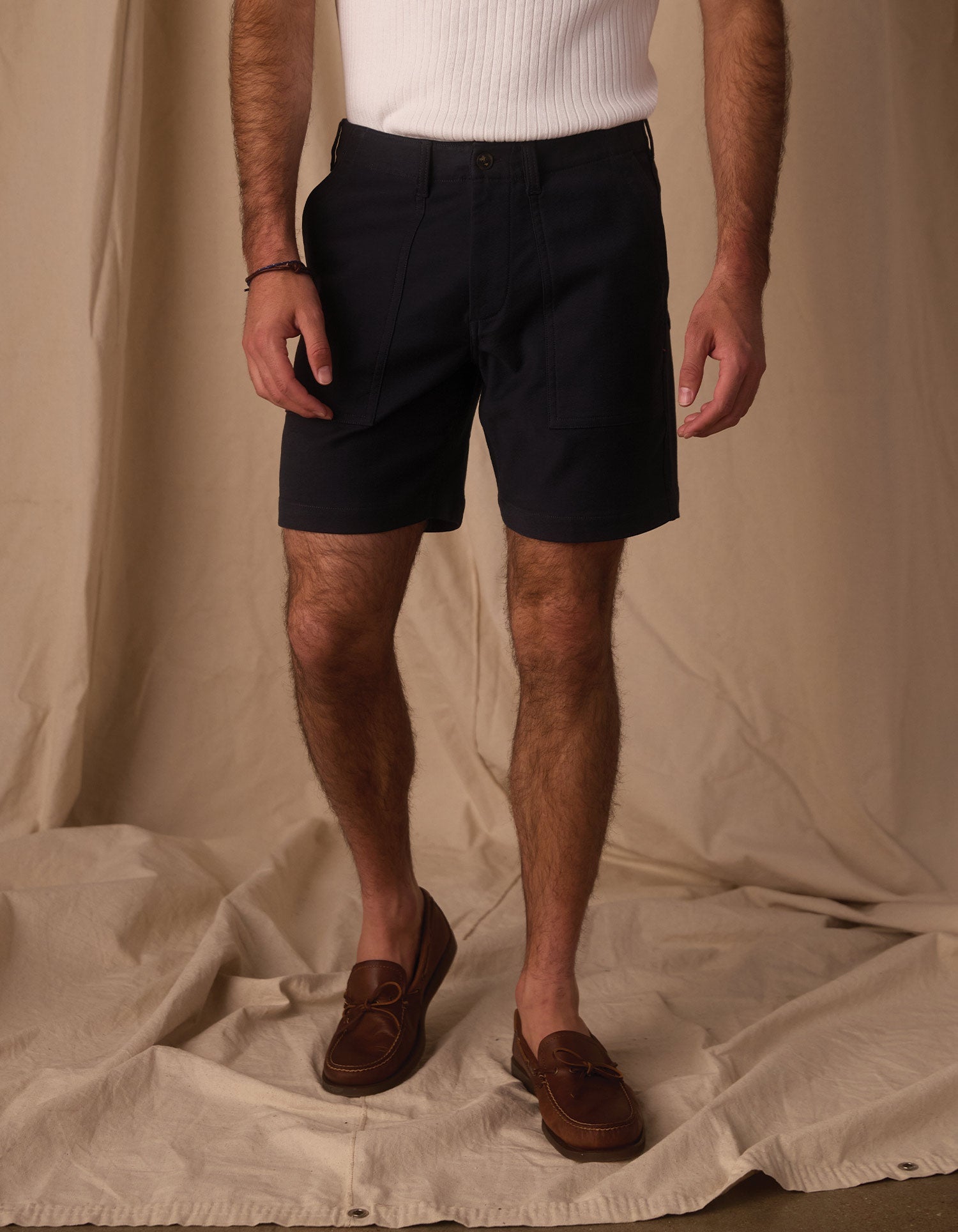 Men | Comfort Terry Utility Short | Navy