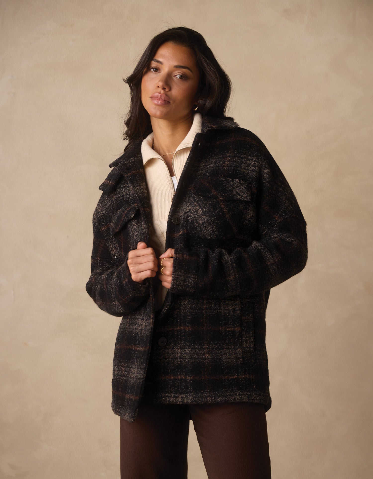 Women | Logan Lodge Jacket | Shadow Plaid