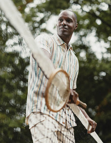Men | Freshwater Short Sleeve Button Up Shirt | Sherbet Stripe