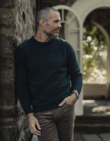 Men | Homebound Crewneck Sweater | Dark Sea