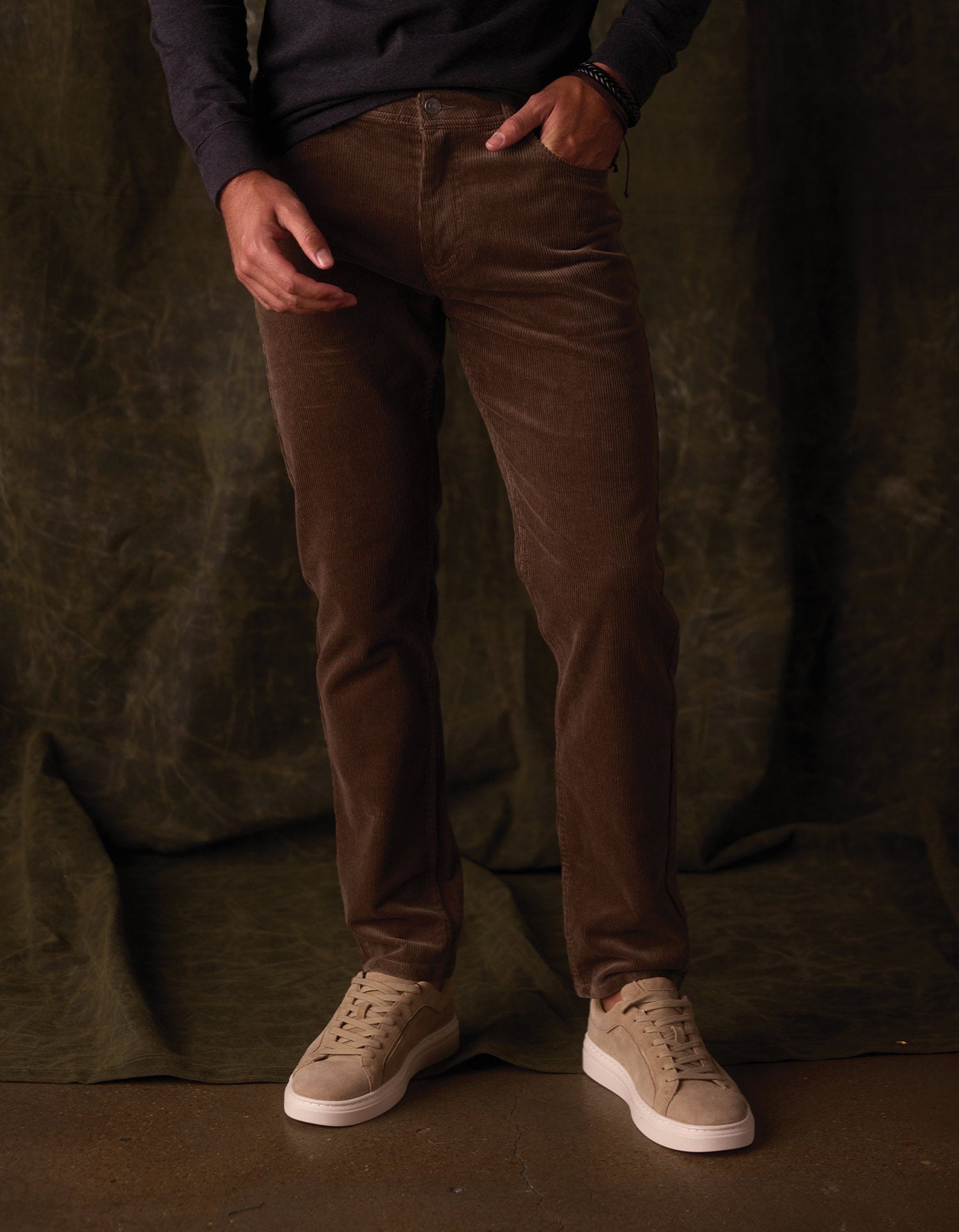 Men | Comfort Cord Pant | Taupe