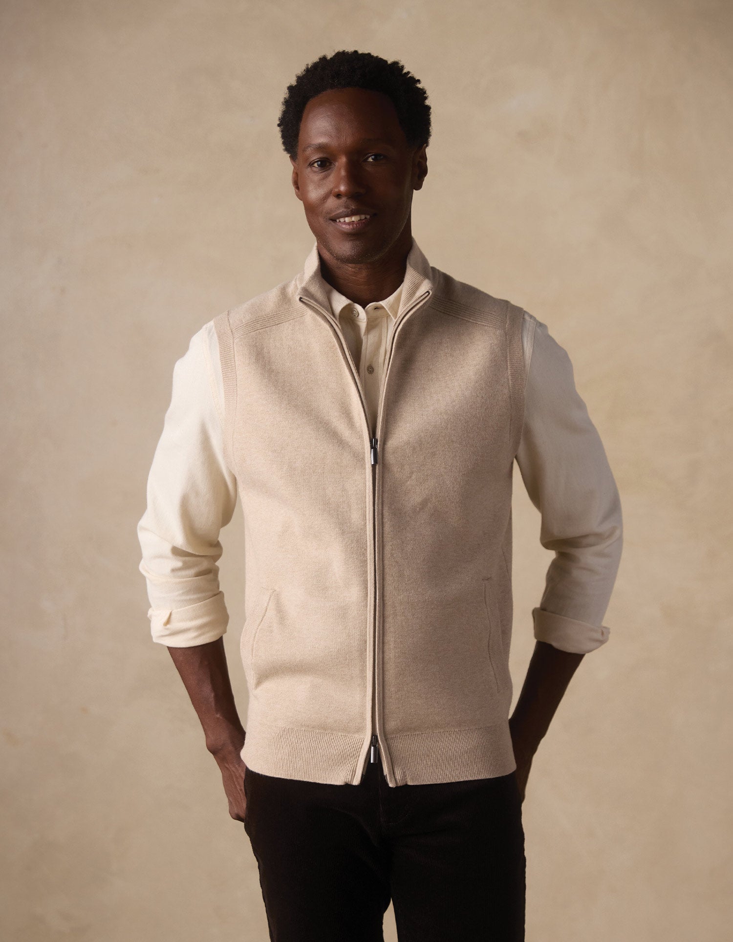 Men | Cooper's Landing Vest | Oatmeal