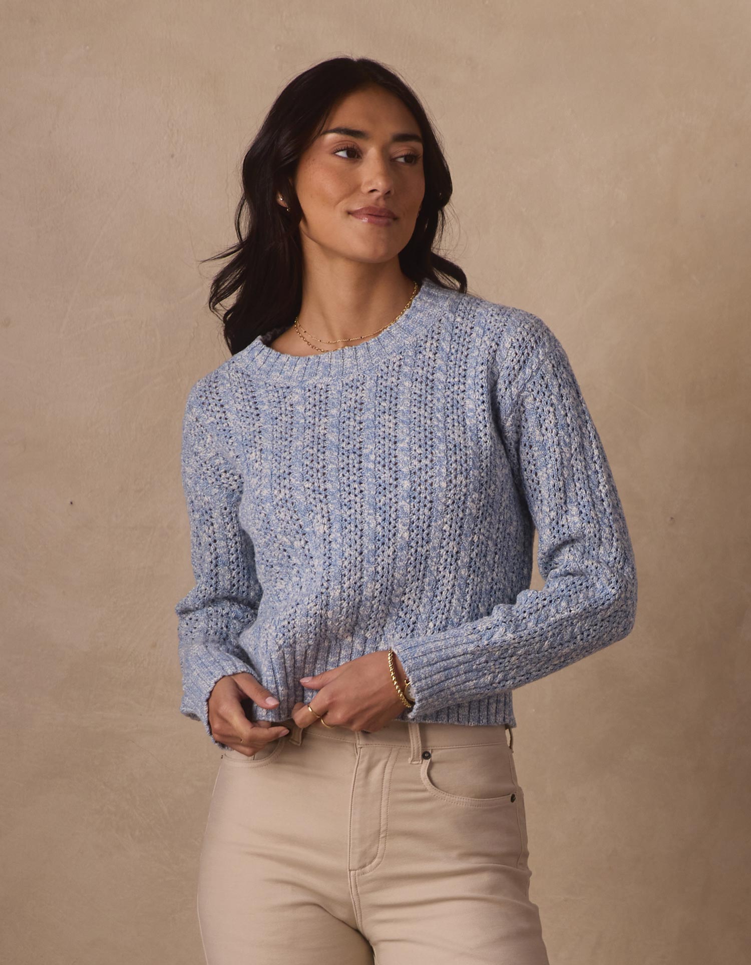 Women | Elise Crewneck Sweater | Sky