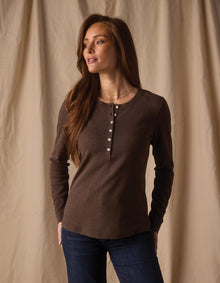 Women | Puremeso Henley | Java