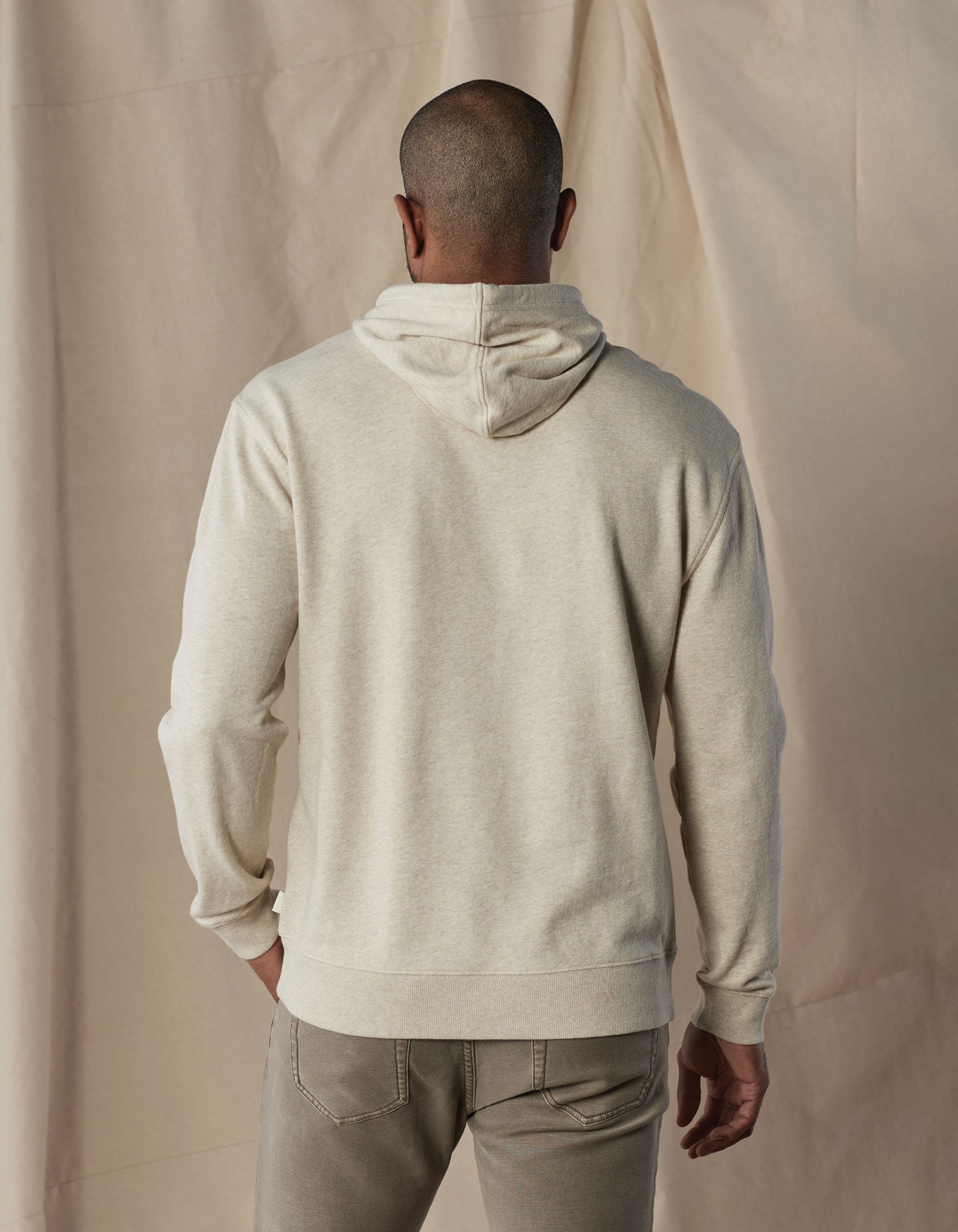 Men | Cole Terry Hoodie | Oatmeal