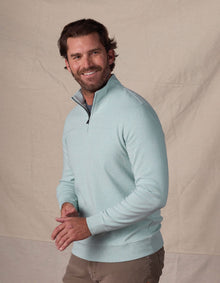 Men | Puremeso Weekend Quarter Zip | Mint