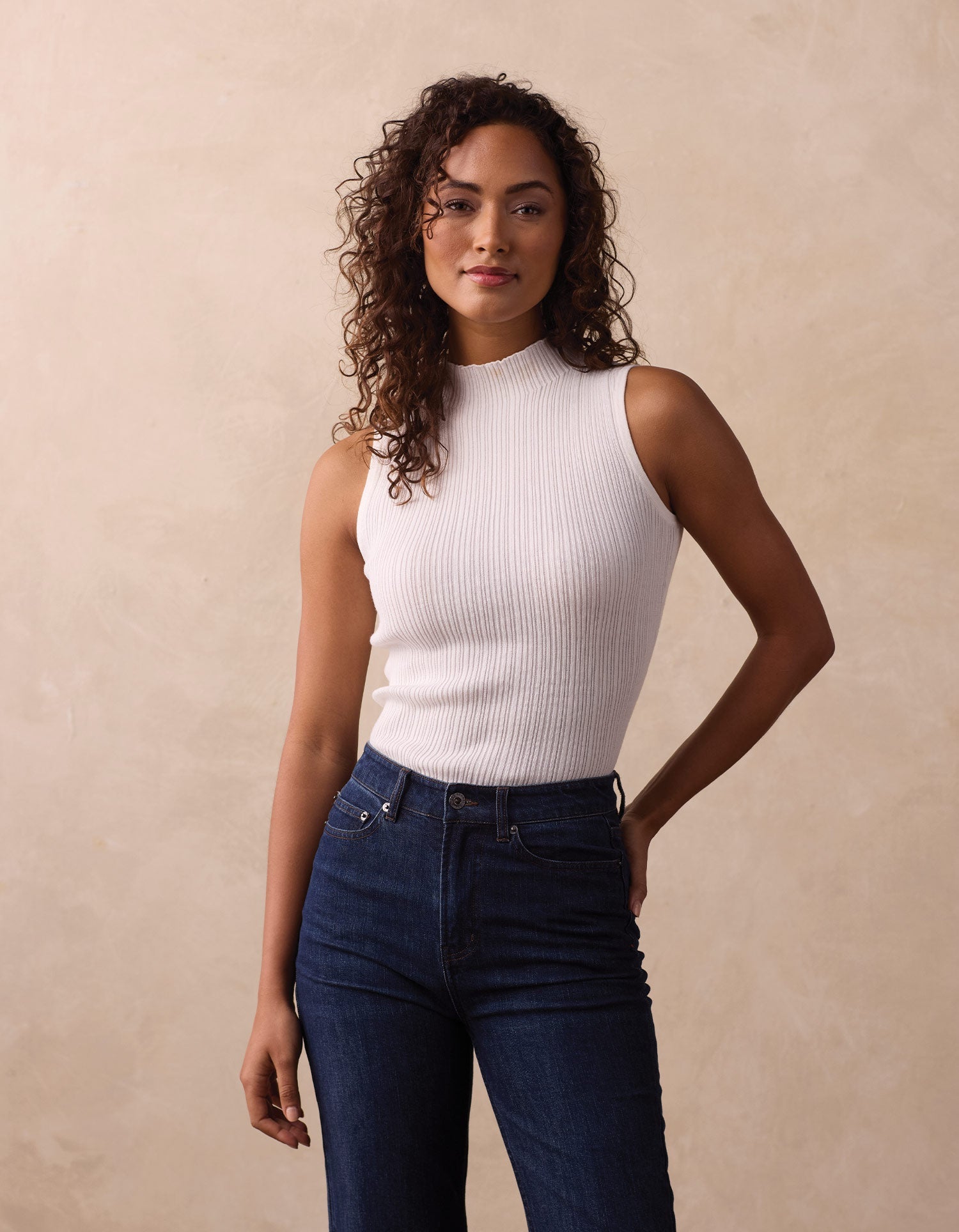 Women | Carolyn Knit Tank | Ivory