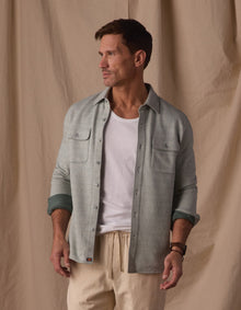 Men | Textured Knit Shirt | Juniper