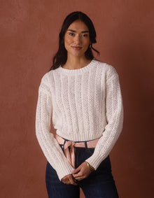 Women | Elise Crewneck Sweater | Cream
