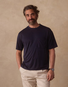 Men | Laidback Tee | Navy