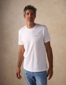 Men | Illustrated Bear Tee | White