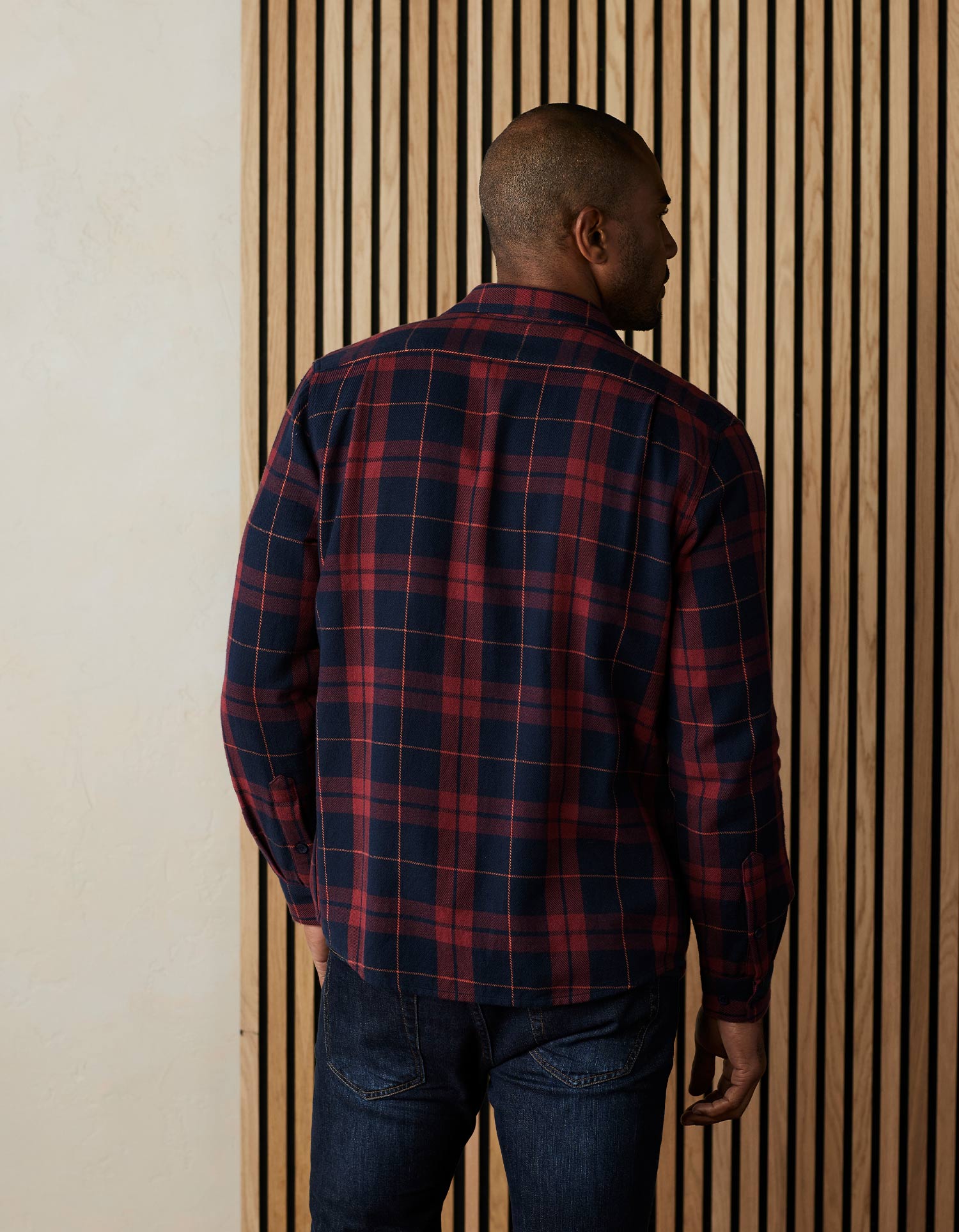 Men | Mountain Overshirt | Garnet Plaid