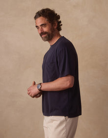 Men | Laidback Tee | Navy