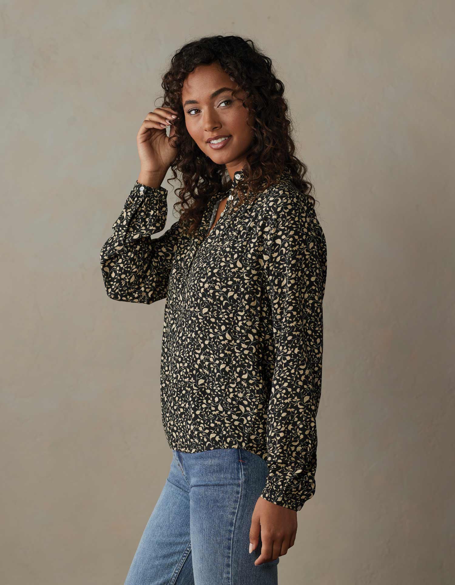 Women | Harlowe Blouse | Harlowe Print
