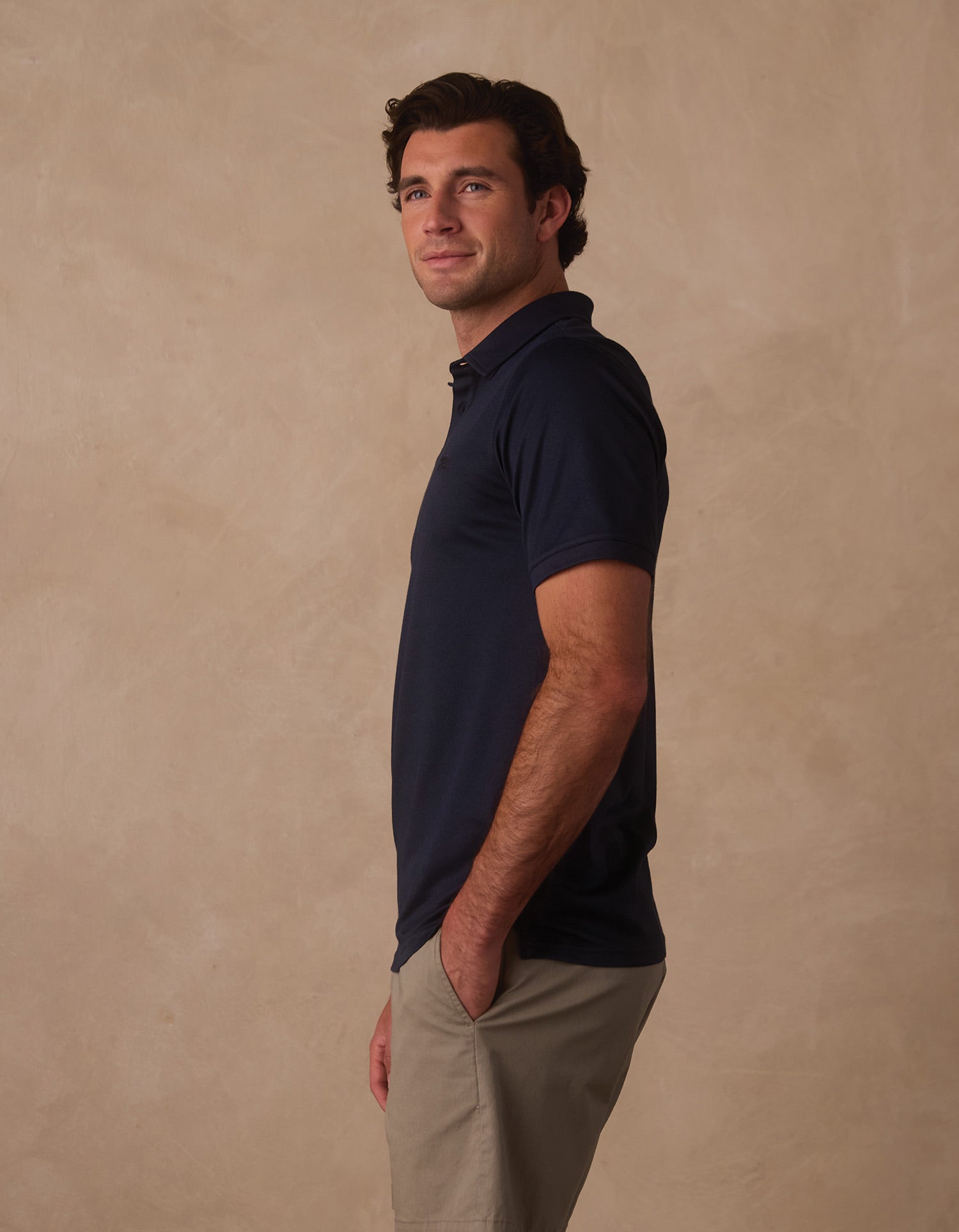 Men | Performance Pique Polo | Navy