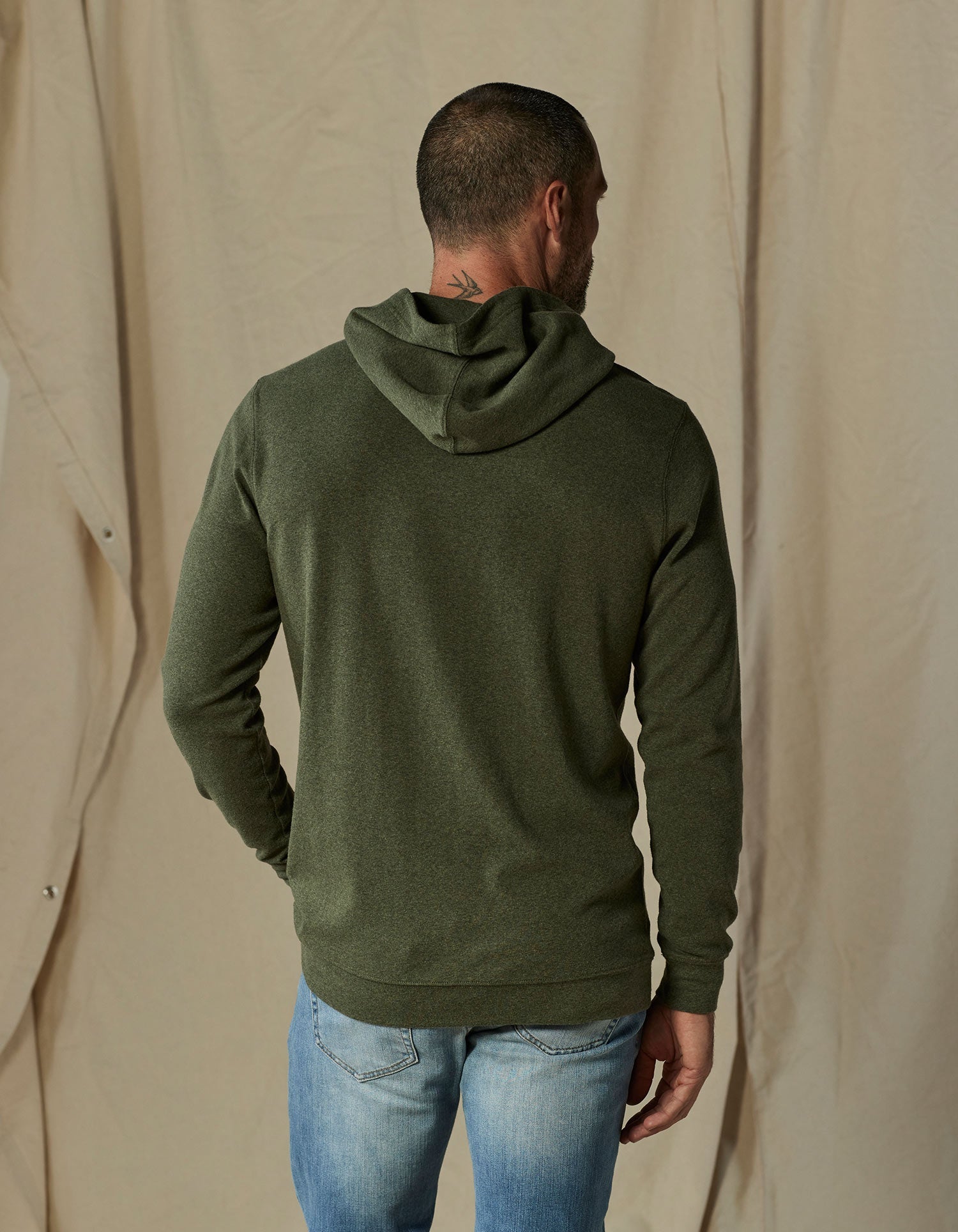 Men | Puremeso Essential Hoodie | Oakmoss