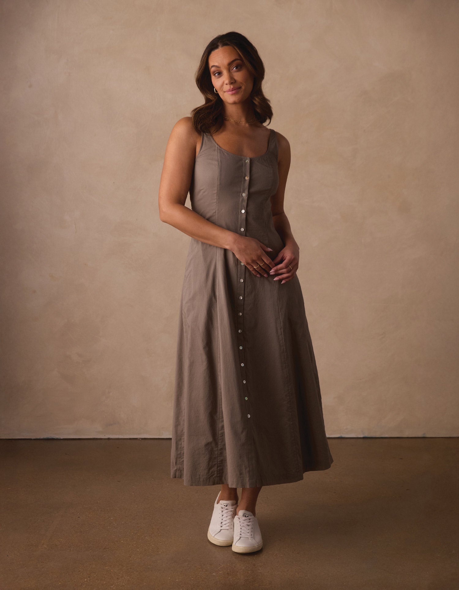 Women | Eleanor Dress | Moss