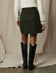 Women | Utility Mini Skirt | Green