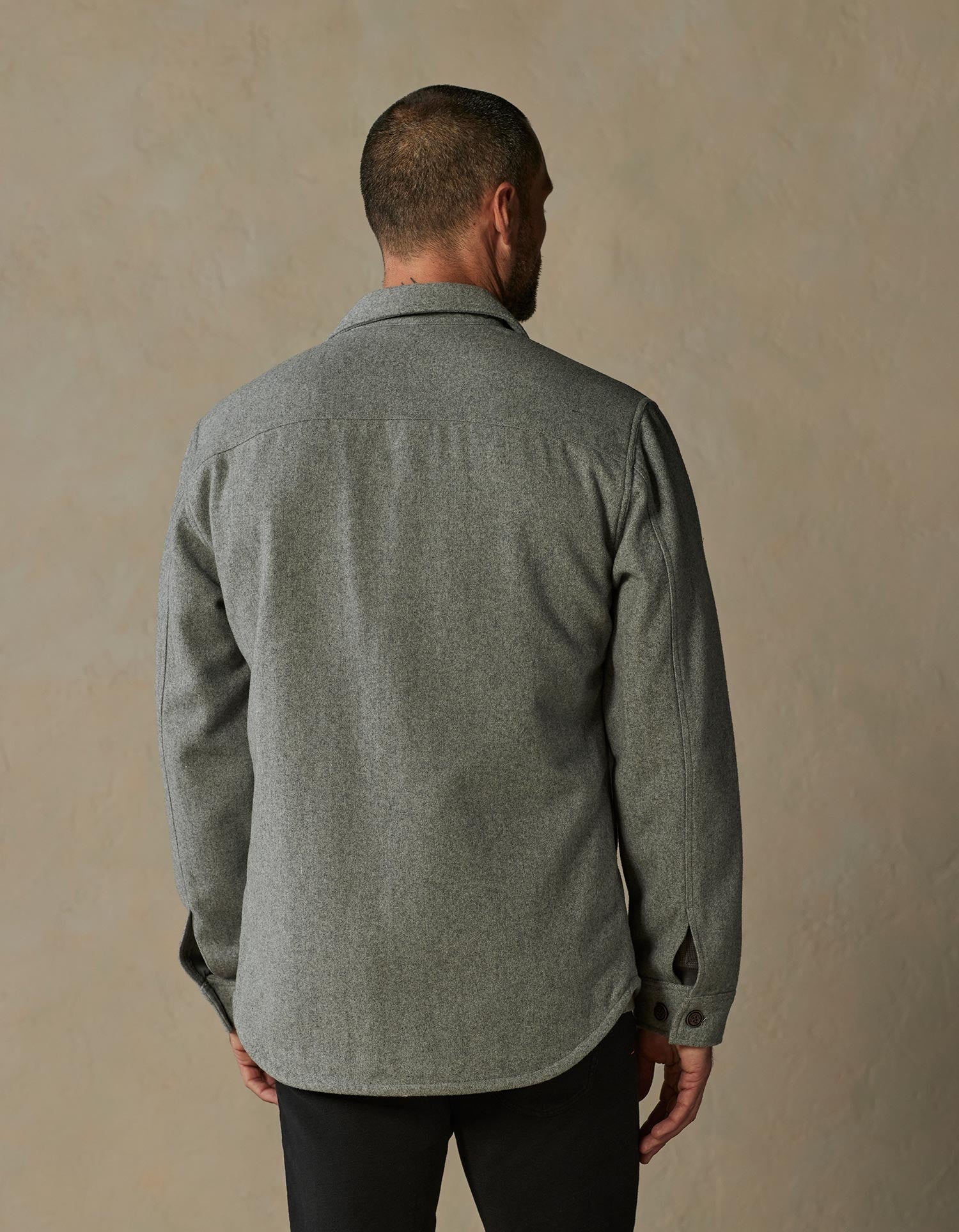 Men | Brightside Flannel Lined Workwear Jacket | Ash