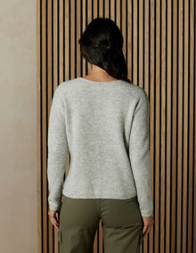 Women | Marianna Cardigan Top | Grey