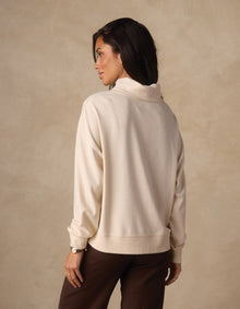 Women | Puremeso Funnel Neck Pullover | Fossil