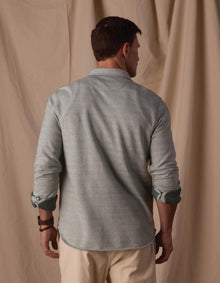 Men | Textured Knit Shirt | Juniper
