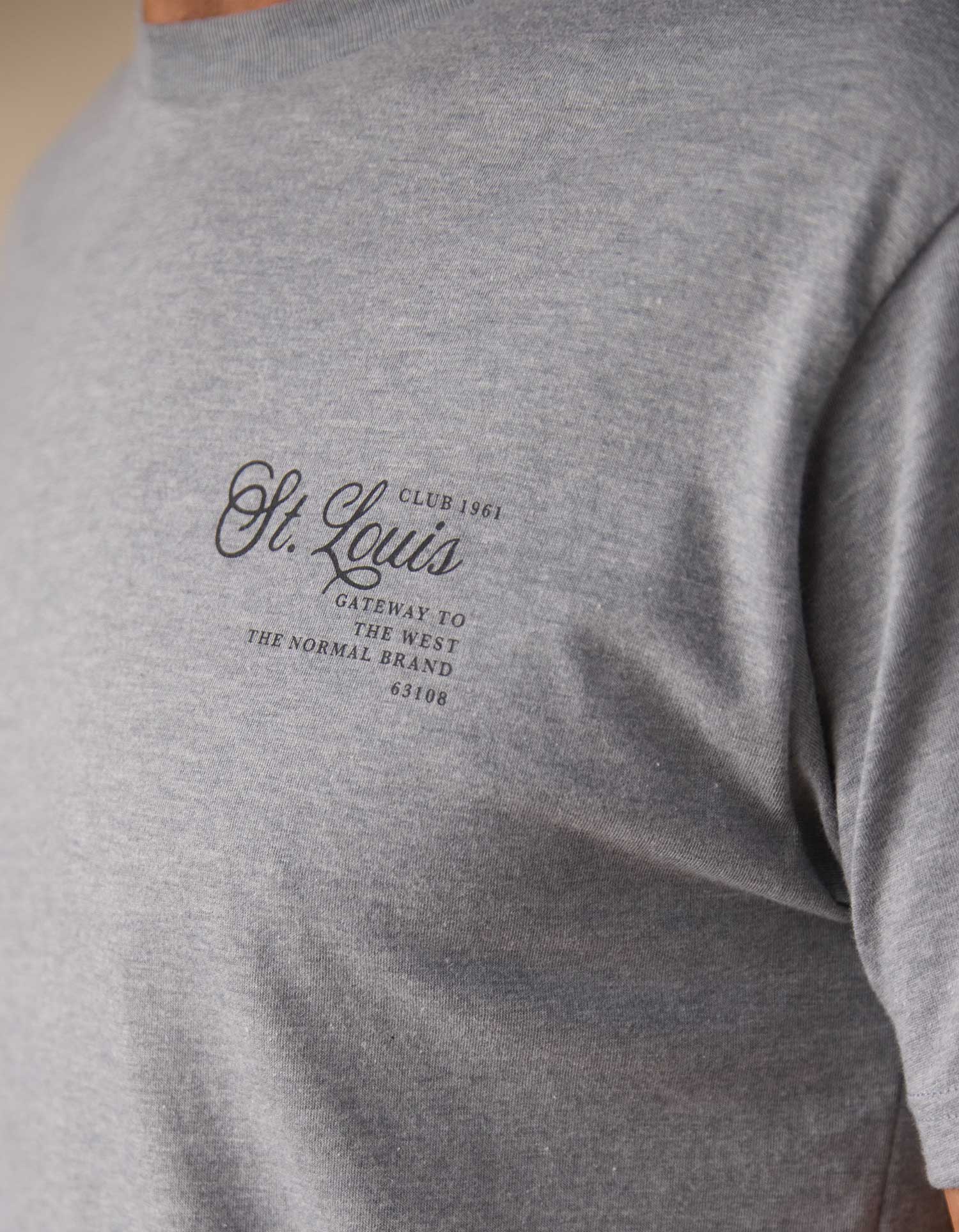 Men | STL Club Tee | Dark Heather Grey