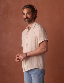 Men | Freshwater Everyday Shirt | Barolo Stripe