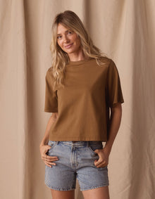 Women | Normal Jersey Weekend Tee | Fennel