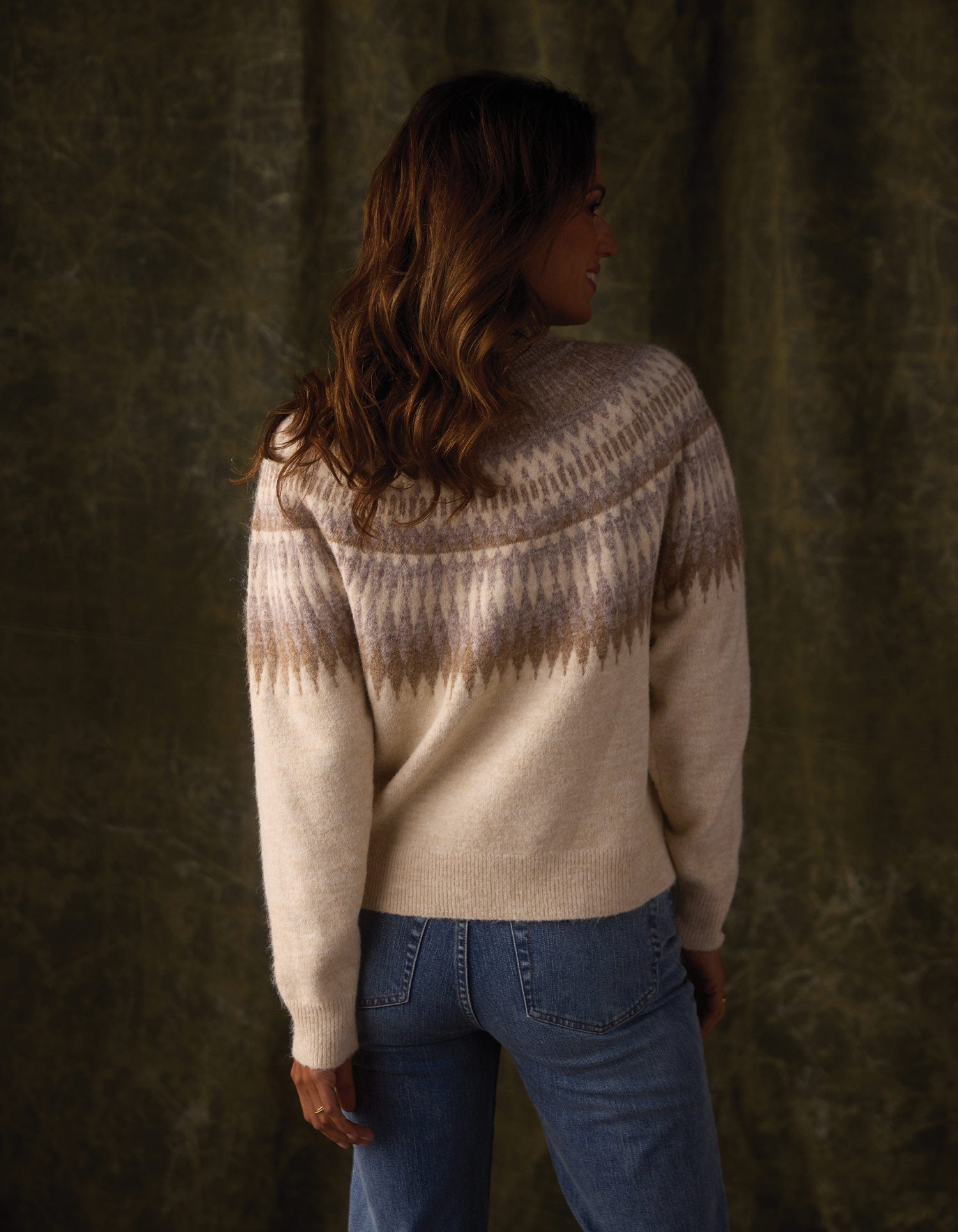 Women | Nomad Fair Isle Sweater | Cream Multi