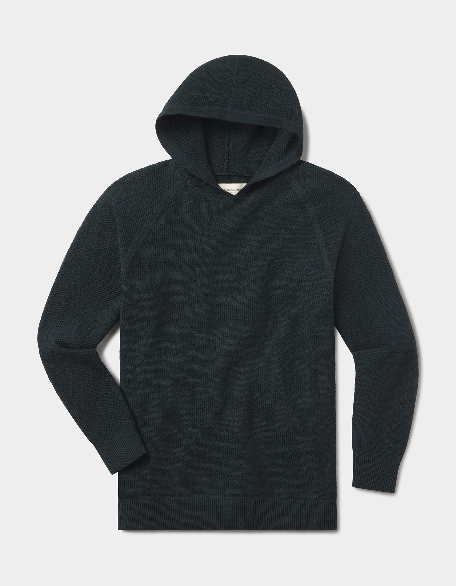 Men | COOLMAX® Textured Hoodie Sweater | Varsity Green