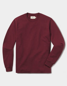 Men | Lennox Jersey Long Sleeve Tee | Port Wine