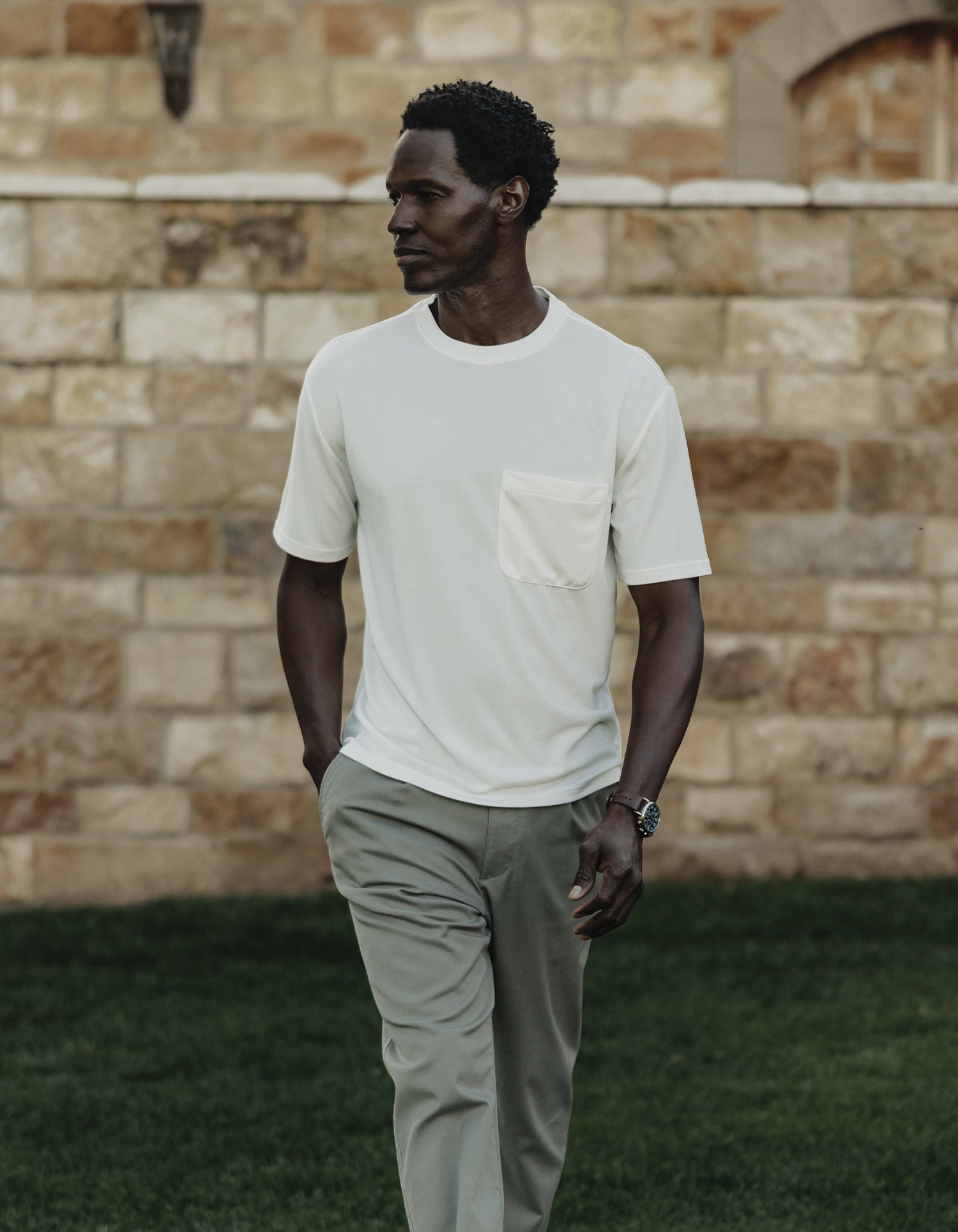 Men | Laidback Tee | White